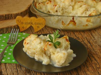 Fırında Beşamel Soslu Karnabahar Graten