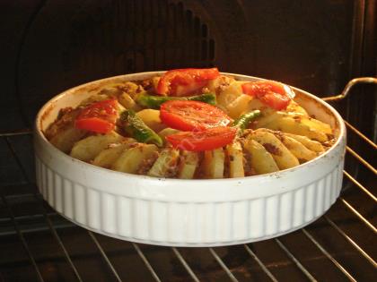 Fırında Kıymalı Patates Dizmesi