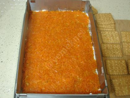 Havuçlu Bisküvili Yaş Pasta