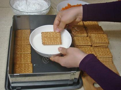 Havuçlu Bisküvili Yaş Pasta