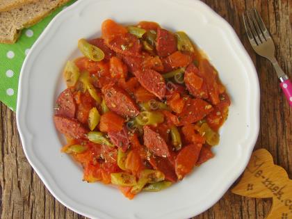 Kahvaltılık Sucuk Kavurması