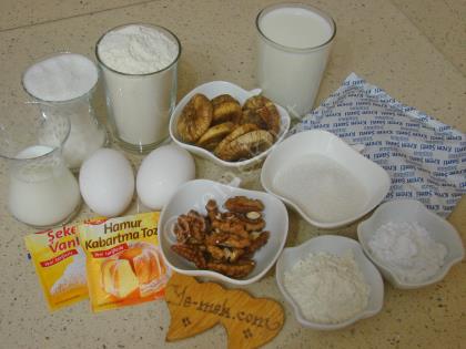 Kremalı İncirli Kek