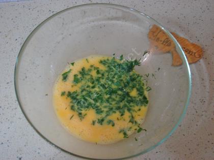 Maydanozlu Dereotlu Omlet