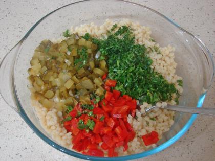 Tavuklu Kuskus Salatası