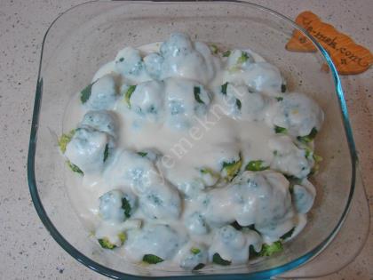 Beşamel Soslu Brokoli Yemeği