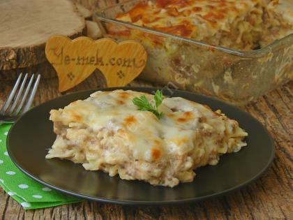 Beşamel Soslu Kıymalı Makarna