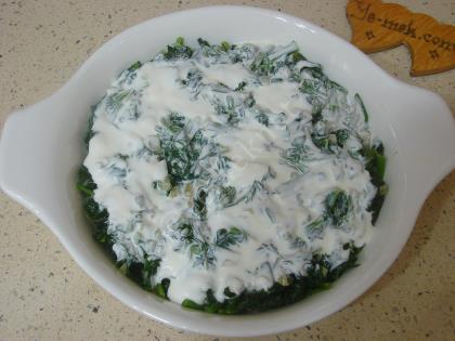 Fırında Kremalı Ispanak Graten