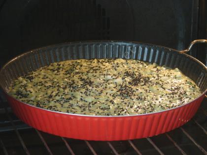 Fırında Peynirli Pırasa