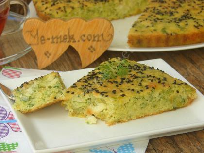 Fırında Peynirli Pırasa