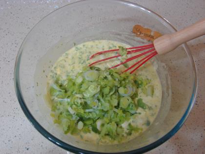 Fırında Peynirli Pırasa