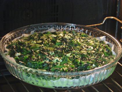 Hamursuz Ispanak Böreği