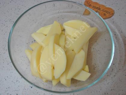 Fırında Galeta Unlu Çıtır Patates