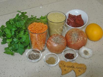 Tart Kalıbında Mercimek Köftesi