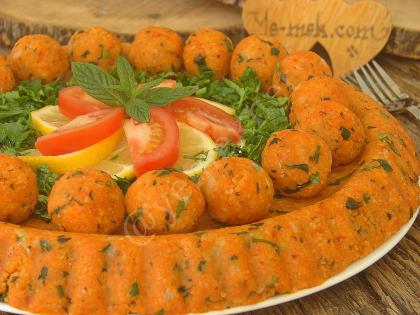 Tart Kalıbında Mercimek Köftesi