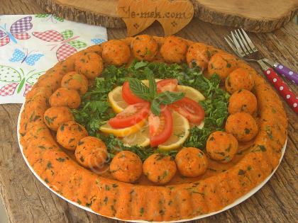 Tart Kalıbında Mercimek Köftesi