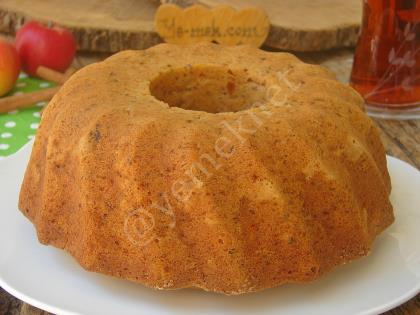 Elmalı Havuçlu Tarçınlı Kek