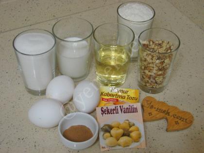 Tarçınlı Cevizli Kek