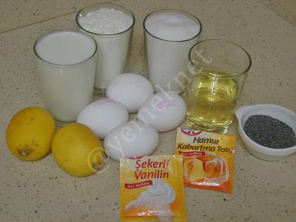 Haşhaşlı Limonlu Kek