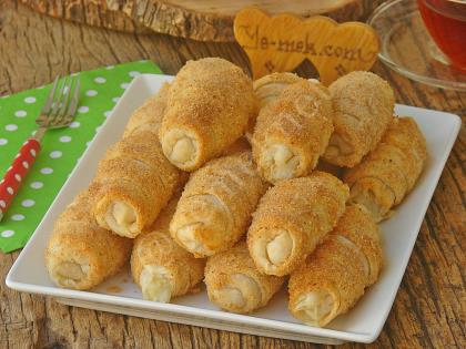 Hazır Yufkadan Peynirli Kruvasan Börek