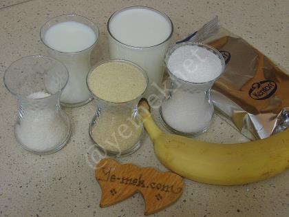 İrmikli Muzlu Rulo Tatlı