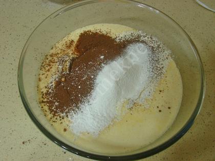 Kek Kalıbında Islak Kek