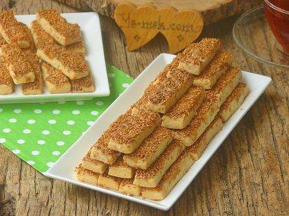 Susamlı Çubuk Kurabiye