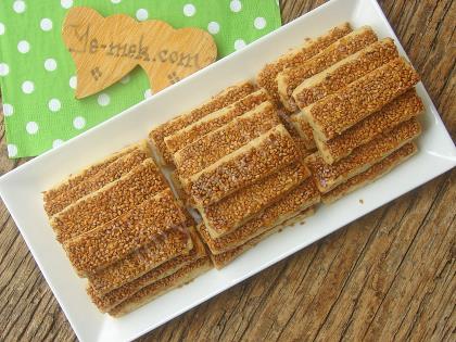 Susamlı Çubuk Kurabiye