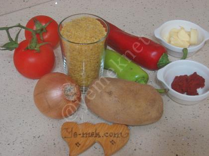 Patatesli Bulgur Pilavı