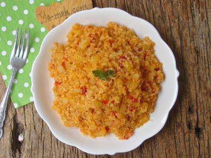 Patatesli Bulgur Pilavı