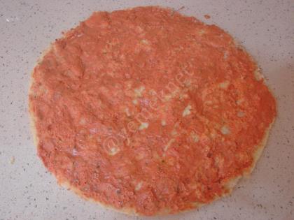 Fırında Bazlamadan Pizza