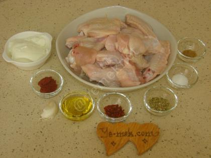 Fırında Soslu Tavuk Kanat