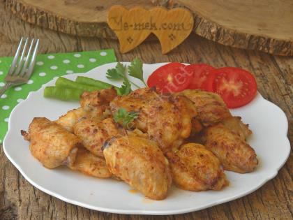 Fırında Soslu Tavuk Kanat
