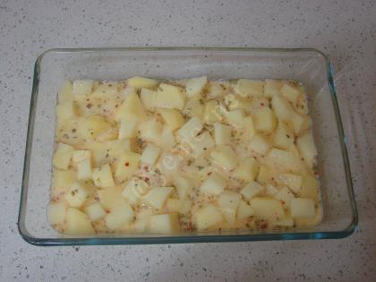 Garnitürlü Sütlü Fırın Patates