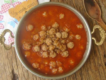 Yeşil Mercimekli Sulu Köfte