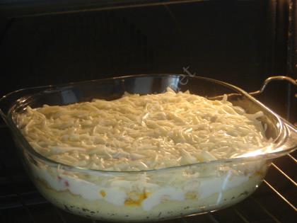 Fırında Patates Püreli Tavuk Yemeği