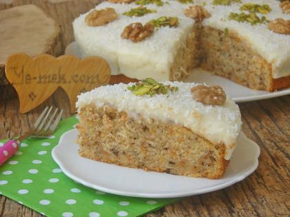 Muhallebili Havuçlu Kek