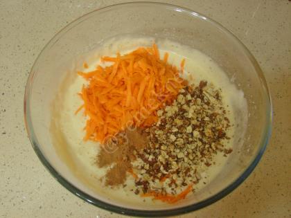 Muhallebili Havuçlu Kek