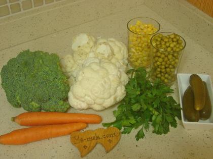 Brokolili Karnabahar Salatası