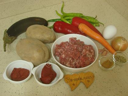 Fırında Sebzeli Köfte