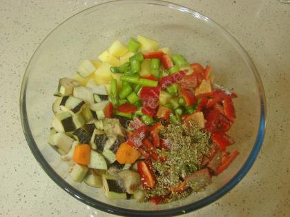 Fırında Sebzeli Köfte