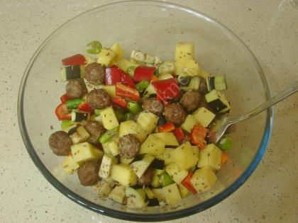 Fırında Sebzeli Köfte