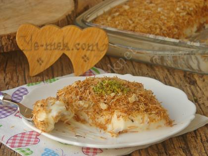 Kadayıflı Muhallebi Tatlısı