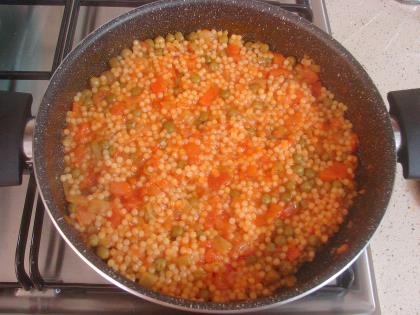 Sebzeli Kuskus Pilavı