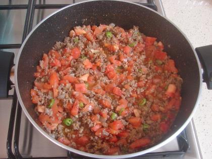 Patlıcanlı Patatesli Musakka