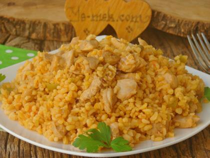 Tavuklu Bulgur Pilavı