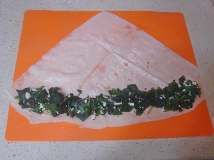 Ispanaklı Gül Böreği