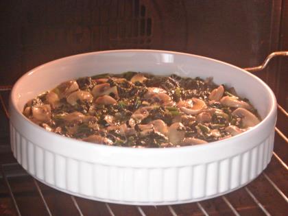 Ispanaklı Mantarlı Yumurta