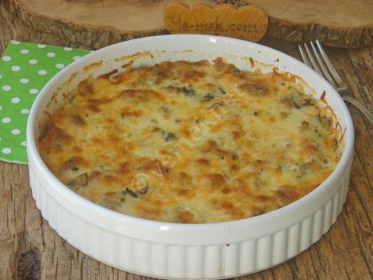 Ispanaklı Mantarlı Yumurta