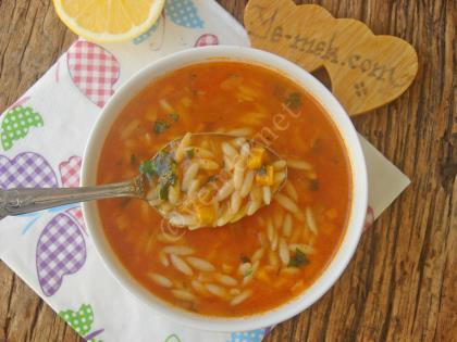 Sebzeli Arpa Şehriye Çorbası