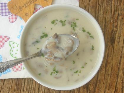 Sütlü Mantar Çorbası